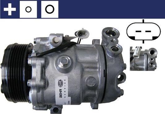 MAHLE ACP 83 000S - KOMPRESOR KLIMATYZACJI OPEL SD6V12
