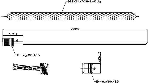 MAHLE AD 89 000S — Osuszacz, klimatyzacja