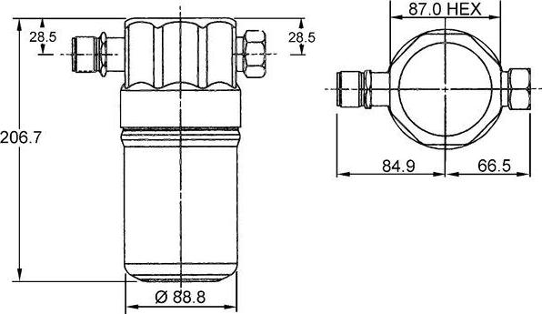 MAHLE AD 36 000S — Osuszacz, klimatyzacja