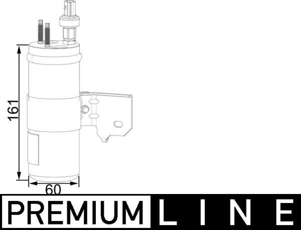 MAHLE AD 3 000P — Osuszacz, klimatyzacja