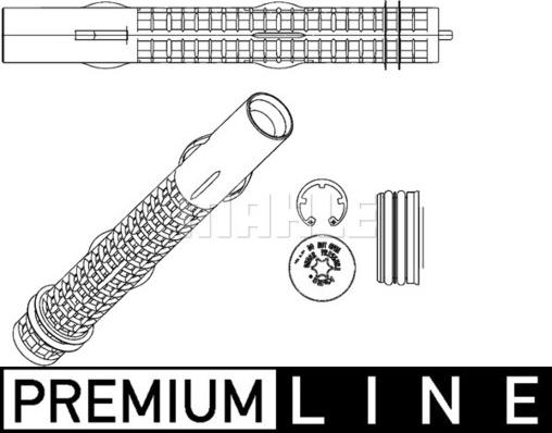 MAHLE AD 287 000P — Osuszacz, klimatyzacja