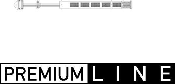 MAHLE AD 222 000P — Osuszacz, klimatyzacja