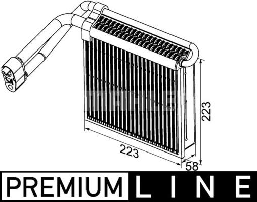 MAHLE AE 98 000P — Parownik, klimatyzacja