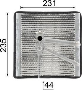 MAHLE AE 194 000P - Parownik klimatyzacji