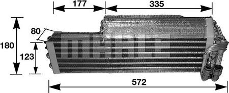 MAHLE AE 37 000S - Parownik klimatyzacji