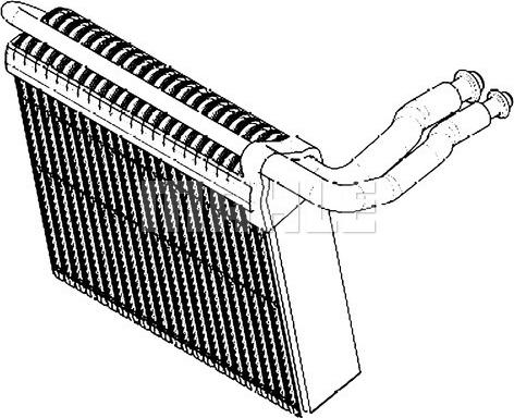 MAHLE AE 70 000P - Parownik klimatyzacji