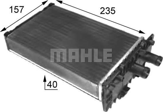 MAHLE AH 48 000S — Wymiennik ciepła, ogrzewanie wnętrza