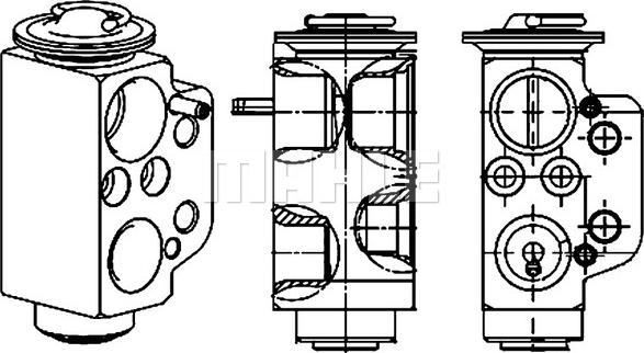 MAHLE AVE 71 000P - ZAWÓR ROZPRĘŻNY KLIMATYZACJI VW T5 04-