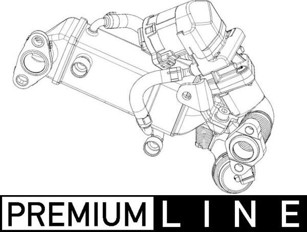 MAHLE CE 10 000P — Chłodnica, recyrkulacja spalin