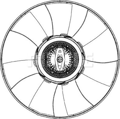 MAHLE CFF 492 000P - WENTYLATOR CHLOD.SPRINTER 06-