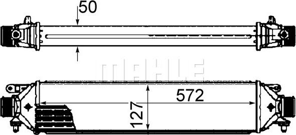 MAHLE CI 427 000S — Chłodnica powietrza doładowującego