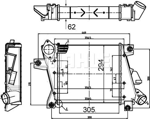 MAHLE CI 508 000S — Chłodnica powietrza doładowującego