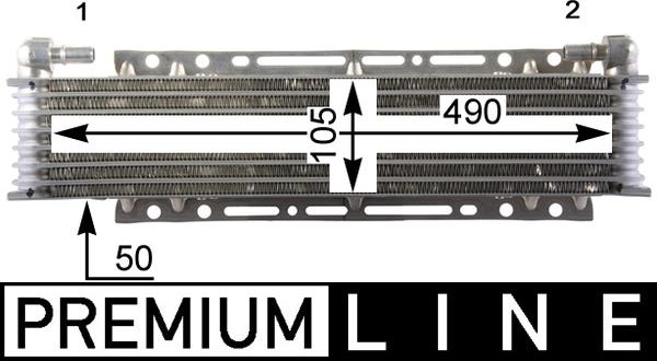 MAHLE CLC 206 000P — Chłodnica oleju, olej silnikowy
