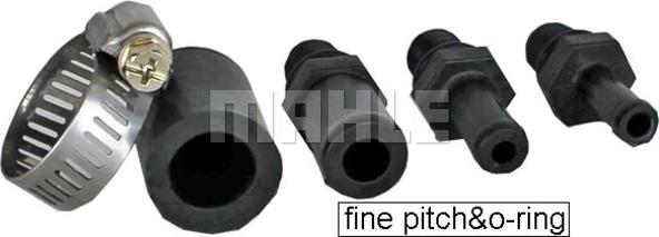 MAHLE CR 515 000S - CHŁODNICA PEUGEOT 206 1.1-2.0 00-