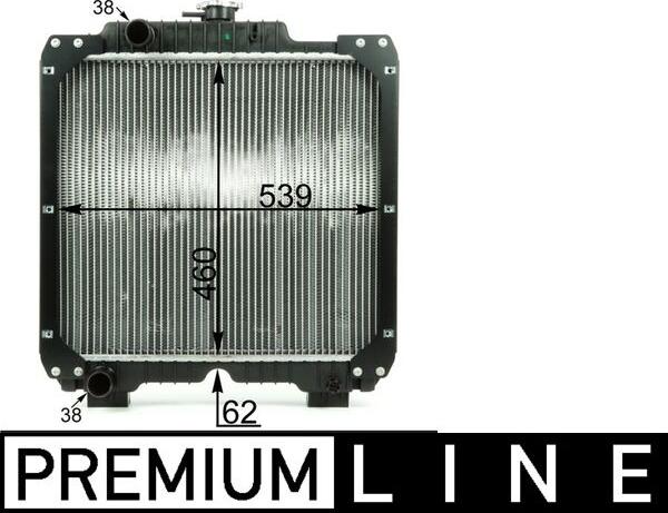 MAHLE CR 1926 000P — Chłodnica, układ chłodzenia silnika