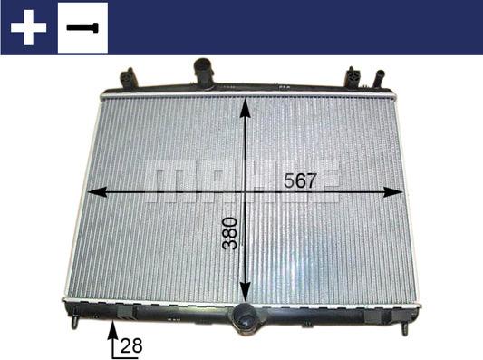 MAHLE CR 2113 000S — Chłodnica, układ chłodzenia silnika