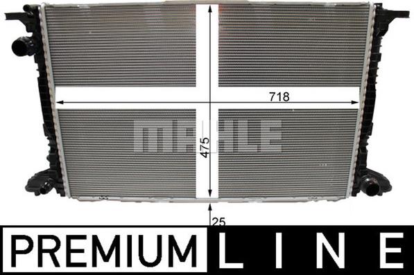 MAHLE CR 2180 000P — Chłodnica, układ chłodzenia silnika