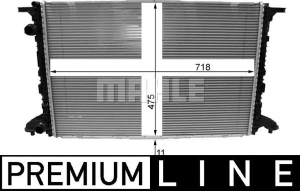 MAHLE CR 2177 000P — Chłodnica, układ chłodzenia silnika