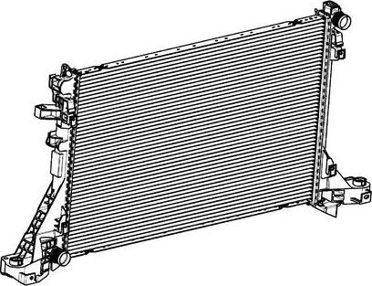MAHLE CR 2724 000P — Chłodnica, układ chłodzenia silnika