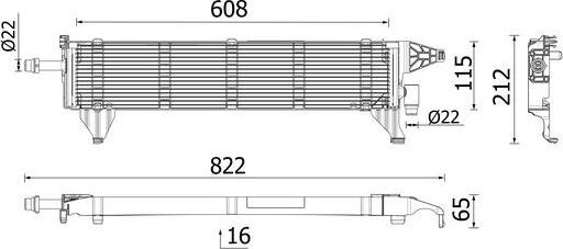 MAHLE CRE 1 000P — Chłodnica, bateria zasilająca (napędowa)