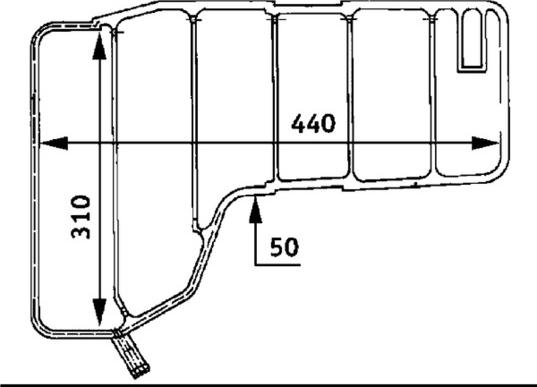 MAHLE CRT 38 000S - Zbiornik wyrównawczy