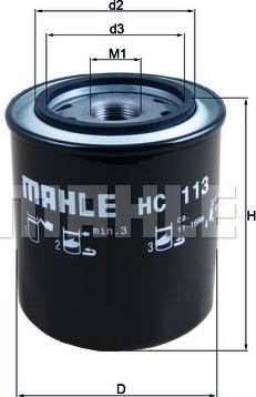 MAHLE HC 113 — Filtr hydrauliczny, automatyczna skrzynia biegów