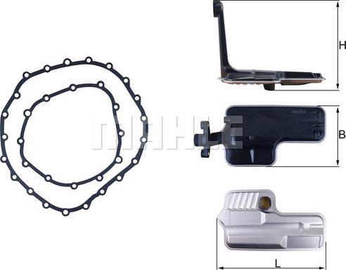 MAHLE HX 192D — Filtr hydrauliczny, automatyczna skrzynia biegów