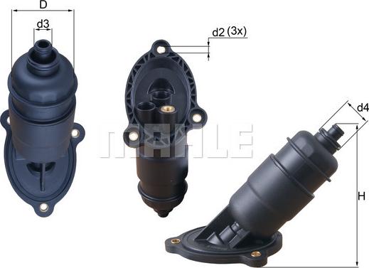 MAHLE HX 155 — Filtr hydrauliczny, automatyczna skrzynia biegów