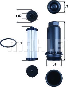 MAHLE HX 151KIT — Filtr hydrauliczny, automatyczna skrzynia biegów