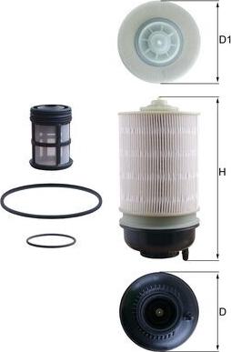 MAHLE KX 581KIT - Filtr paliwa