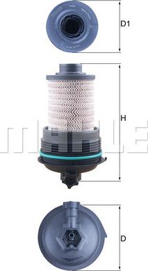 MAHLE KX 532 — Filtr paliwa
