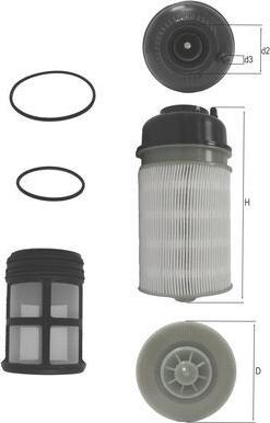 MAHLE KX 602KIT - Filtr paliwa