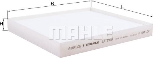 MAHLE LA 1505 — Filtr kabinowy