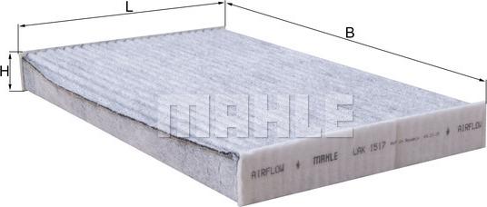 MAHLE LAK 1517 — Filtr kabinowy