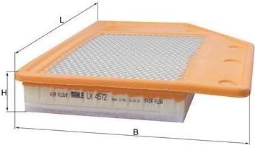 MAHLE LX 4572 — Filtr powietrza