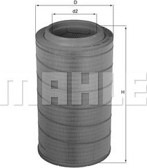 MAHLE LX 1956 — Filtr powietrza