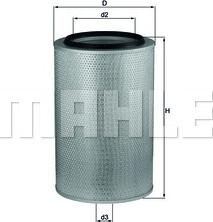 MAHLE LX 273 — Filtr powietrza