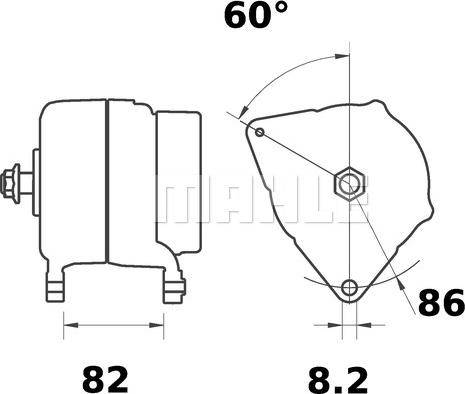 MAHLE MG 560 - Alternator