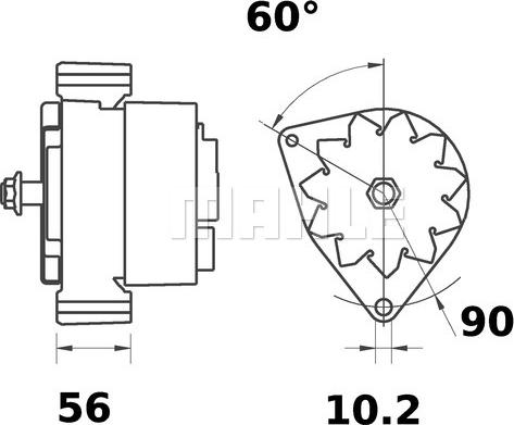 MAHLE MG 24 - Alternator