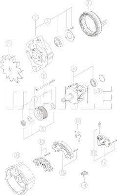 MAHLE MG 110 - Alternator