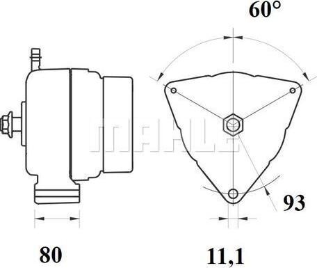 MAHLE MG 807 — Alternator