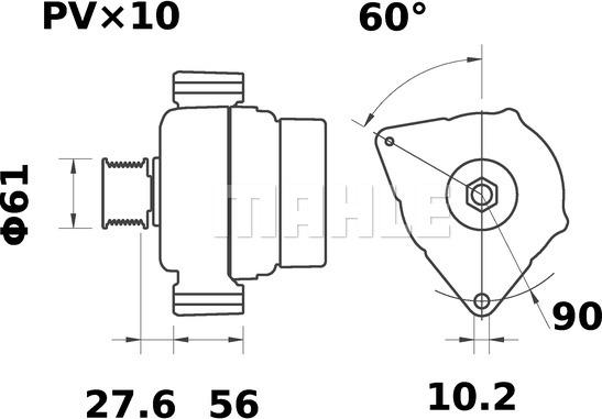 MAHLE MG 30 - Alternator