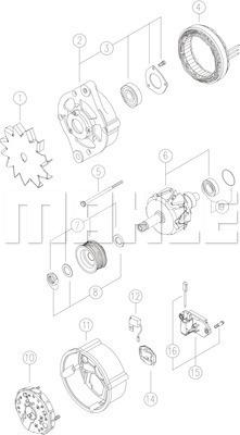 MAHLE MG 24 - Alternator