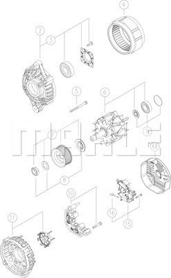 MAHLE MG 23 - Alternator