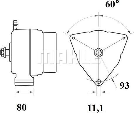 MAHLE MG 795 — Alternator