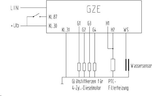 MAHLE MHG 84 — Sterownik, czas żarzenia
