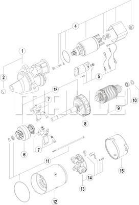 MAHLE MS 446 — Rozrusznik