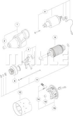 MAHLE MS 414 — Rozrusznik