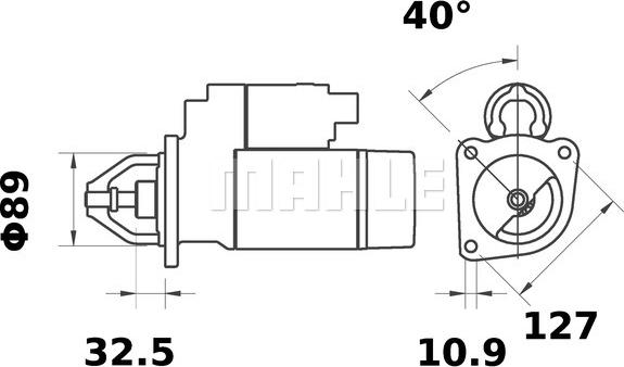 MAHLE MS 294 - Rozrusznik
