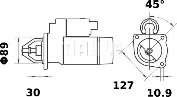 MAHLE MS 24 - Rozrusznik